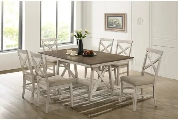 New Classic Furniture Somerset Dining Table -Vintage White