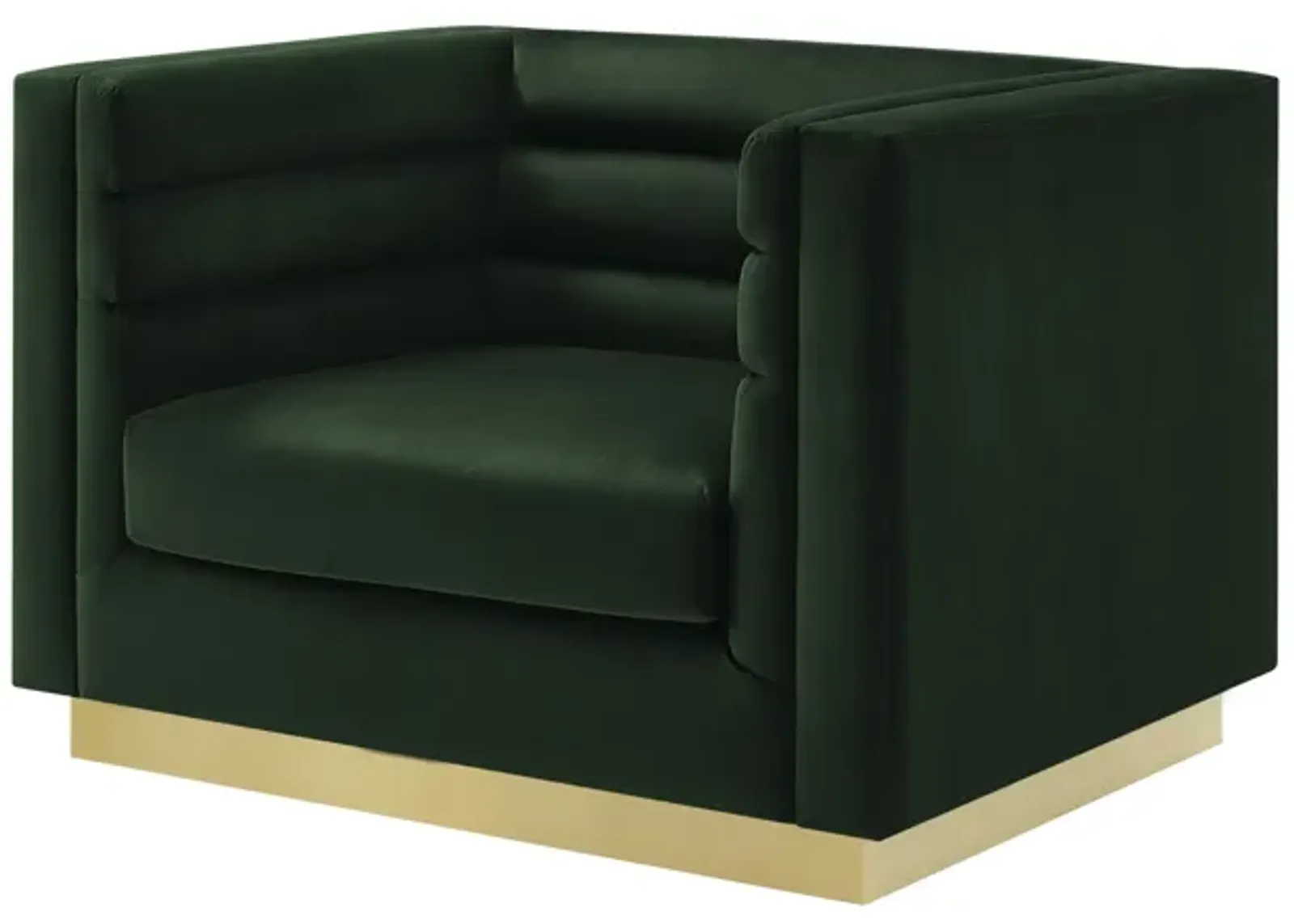 Inspired Home Eila Velvet Club Chair