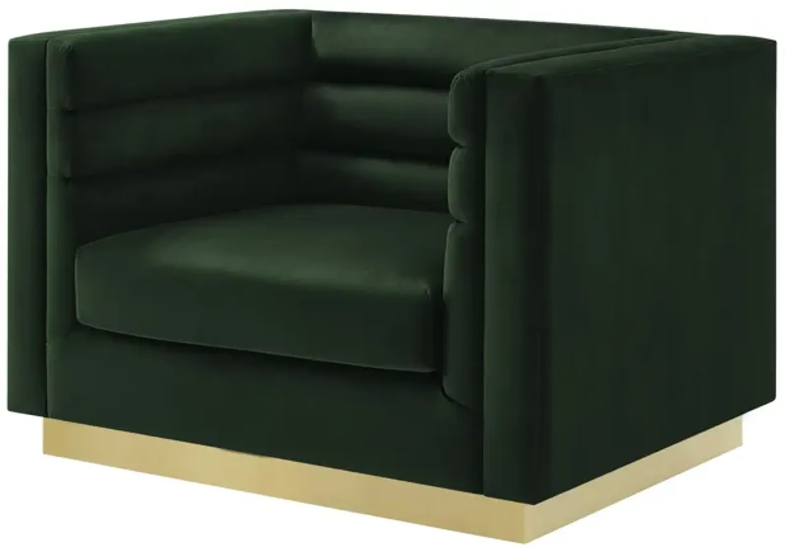 Inspired Home Eila Velvet Club Chair