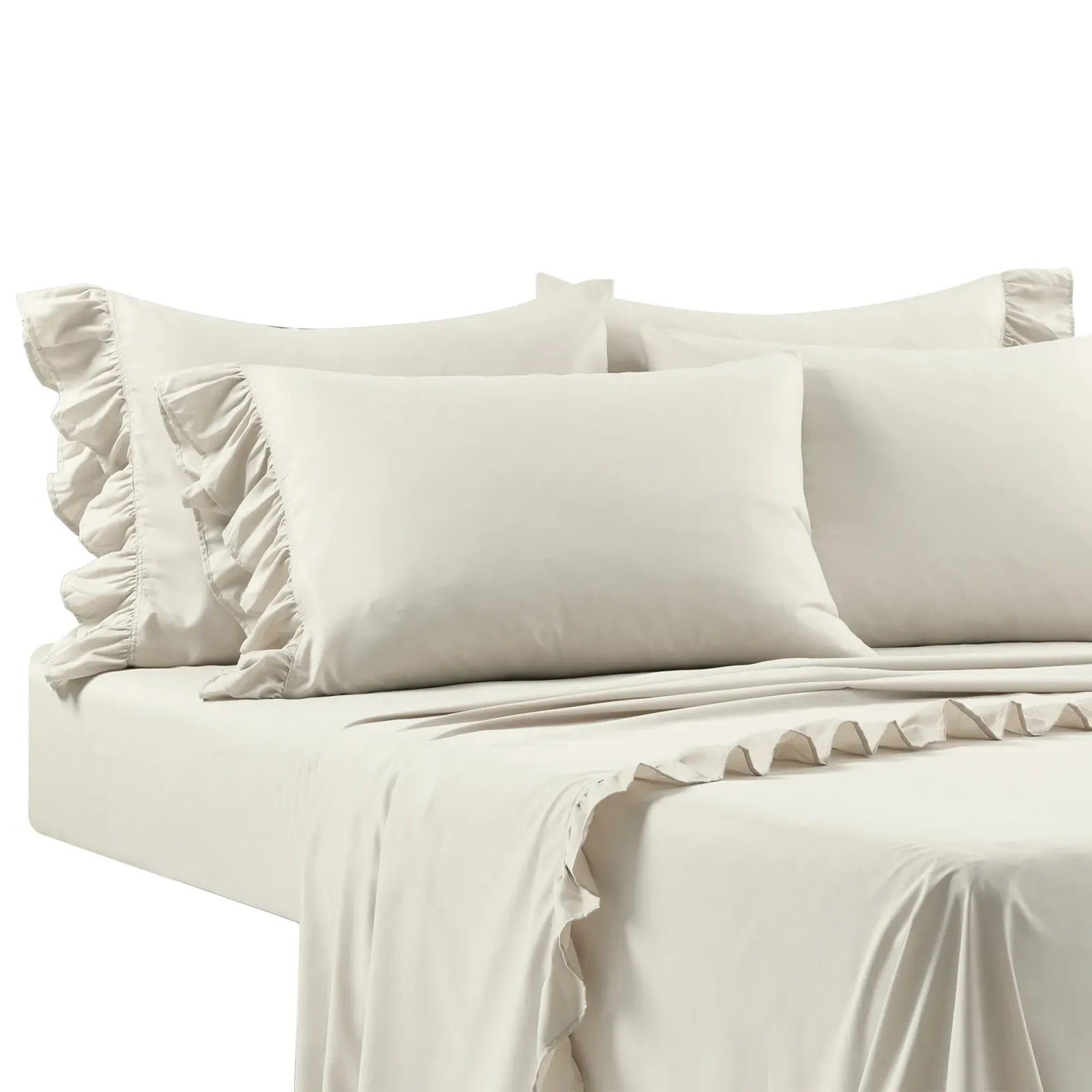 Reyna Ruffle Sheet Set 6Pc