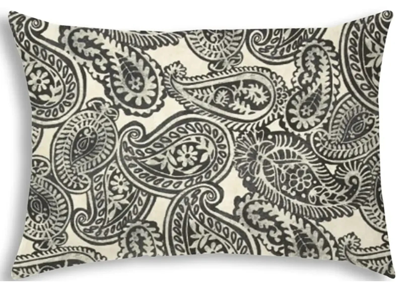 Gray Indoor/Outdoor Pillow - Sewn Closure