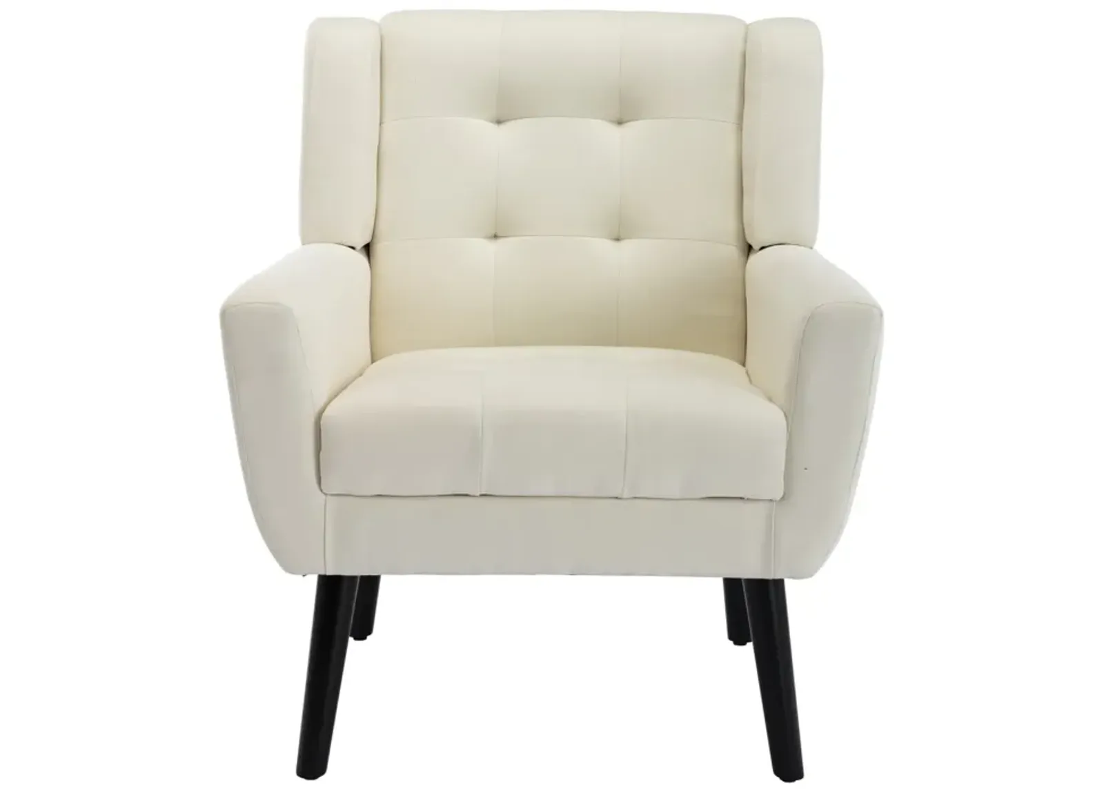 Modern Soft Linen Material Ergonomics Accent Chair Living Room Chair Bedroom Chair Home Chair