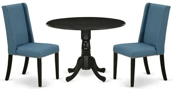 Dining Room Set Wirebrushed Black