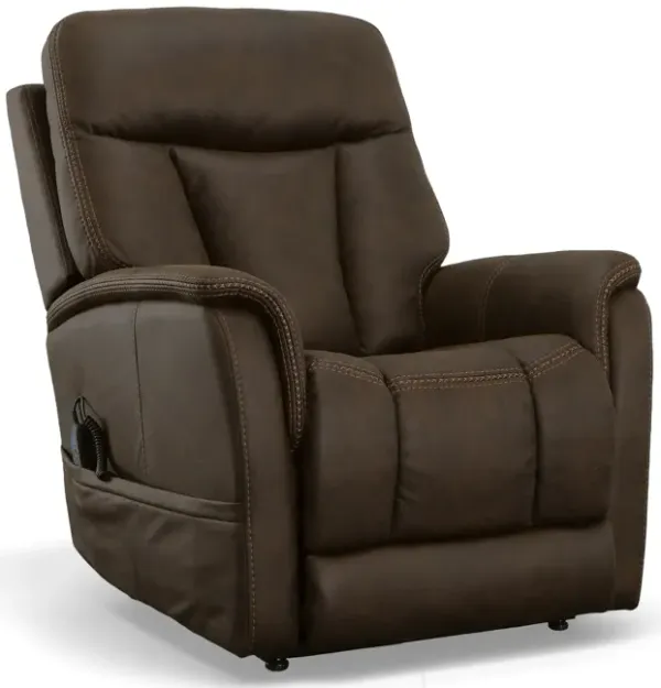 Atlas Walnut Power Lift Recliner
