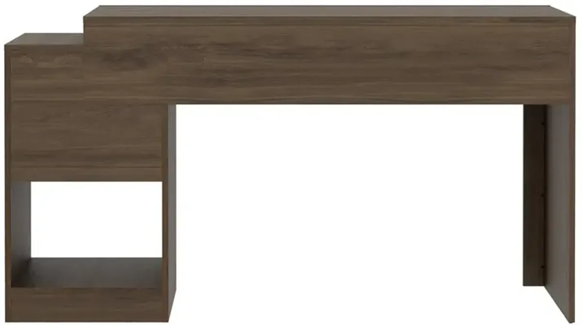 Techni Mobili Expandable Home Office Desk, Walnut