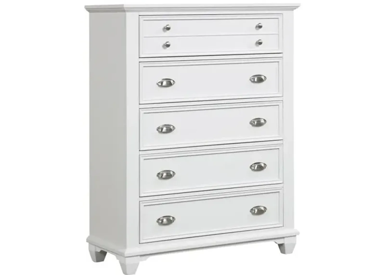 New Classic Furniture Jamestown Chest- White