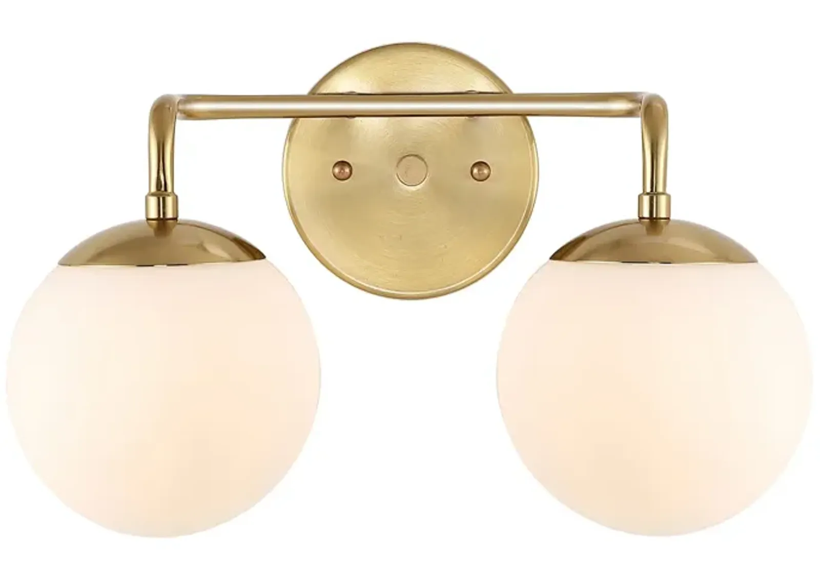 Louis Parisian Globe Metalfrosted Glass Modern Contemporary LED Vanity