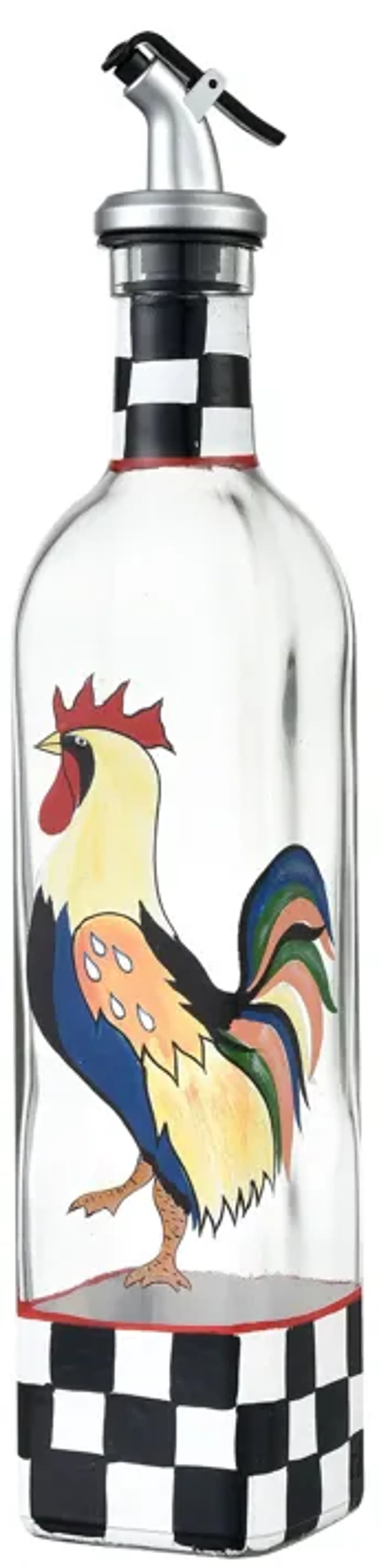 Rooster Oil and Vinegar Bottle