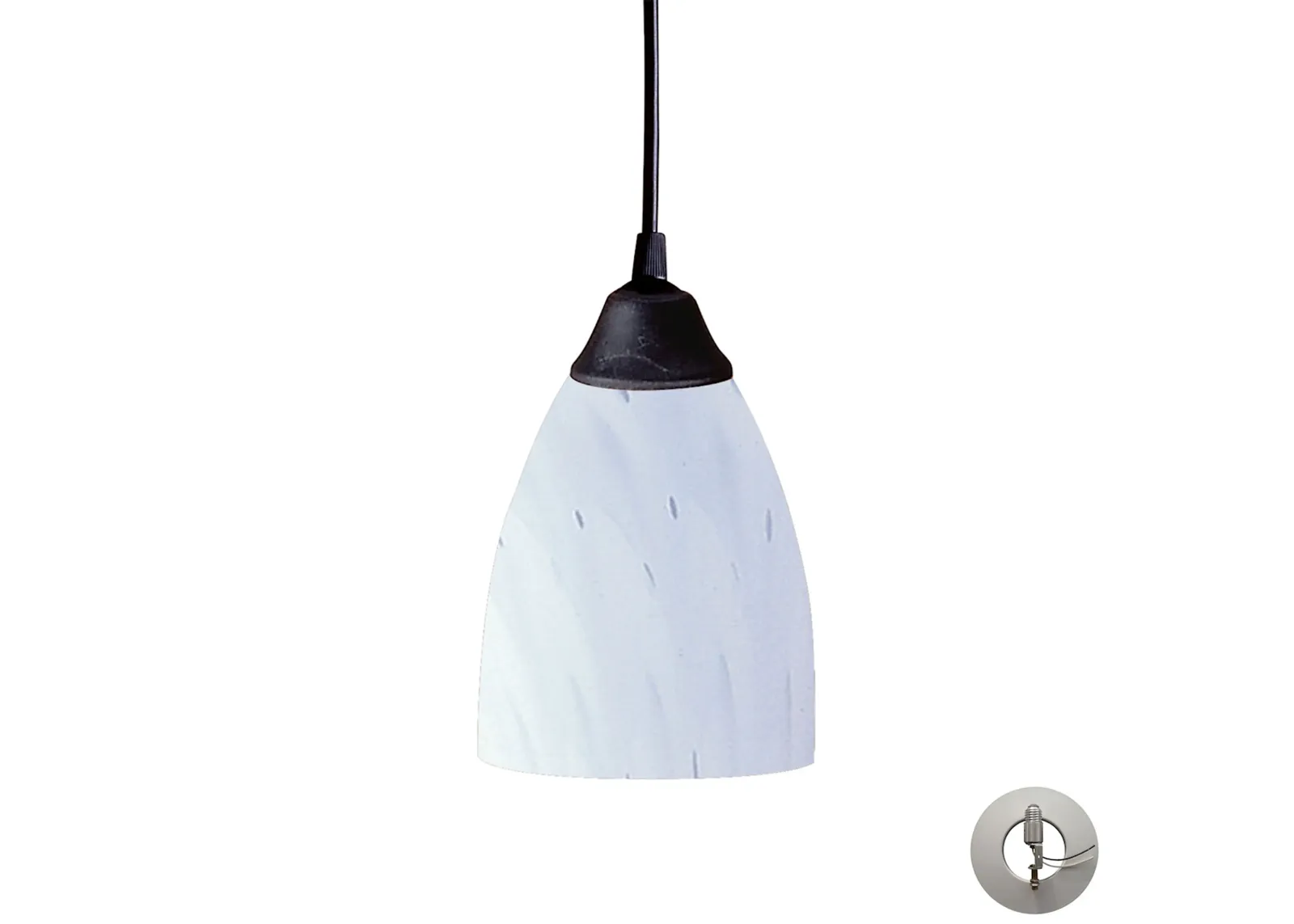 Classico Mini Pendant - Simple White