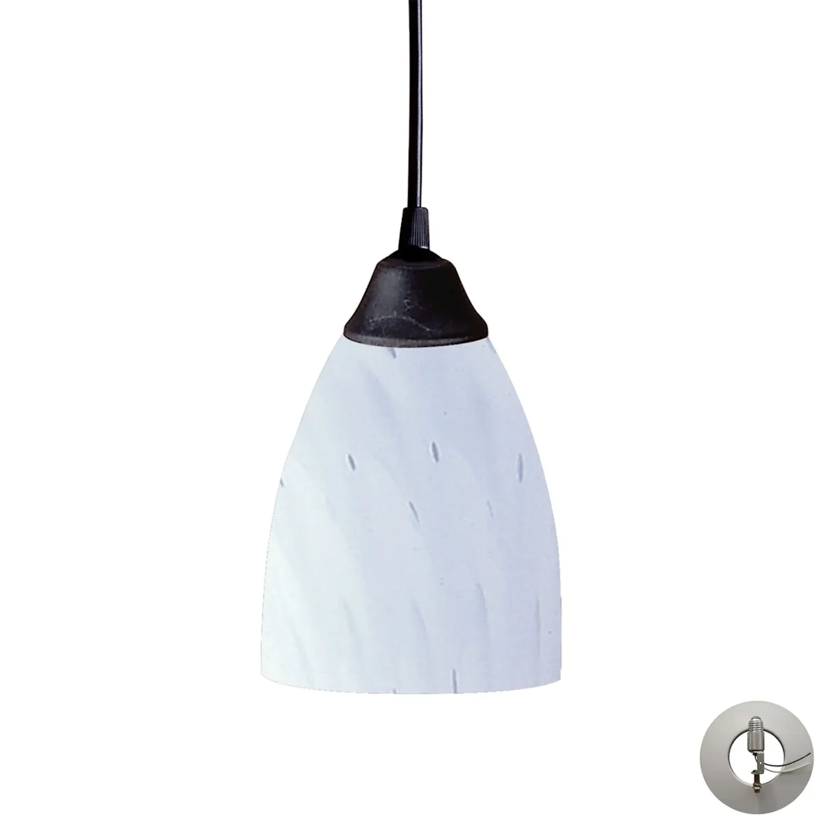 Classico Mini Pendant - Simple White