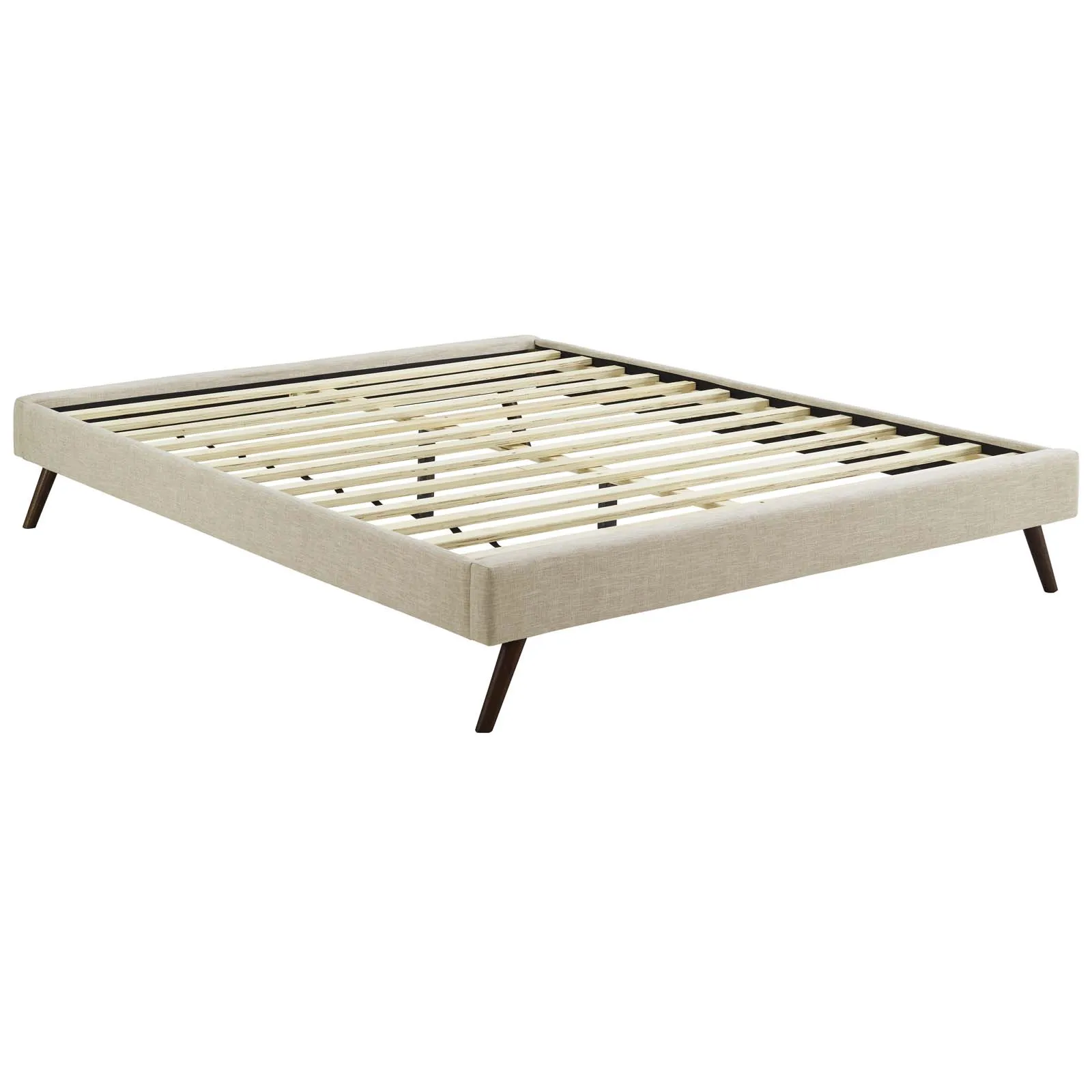 Modway - Loryn Full Fabric Bed Frame with Round Splayed Legs