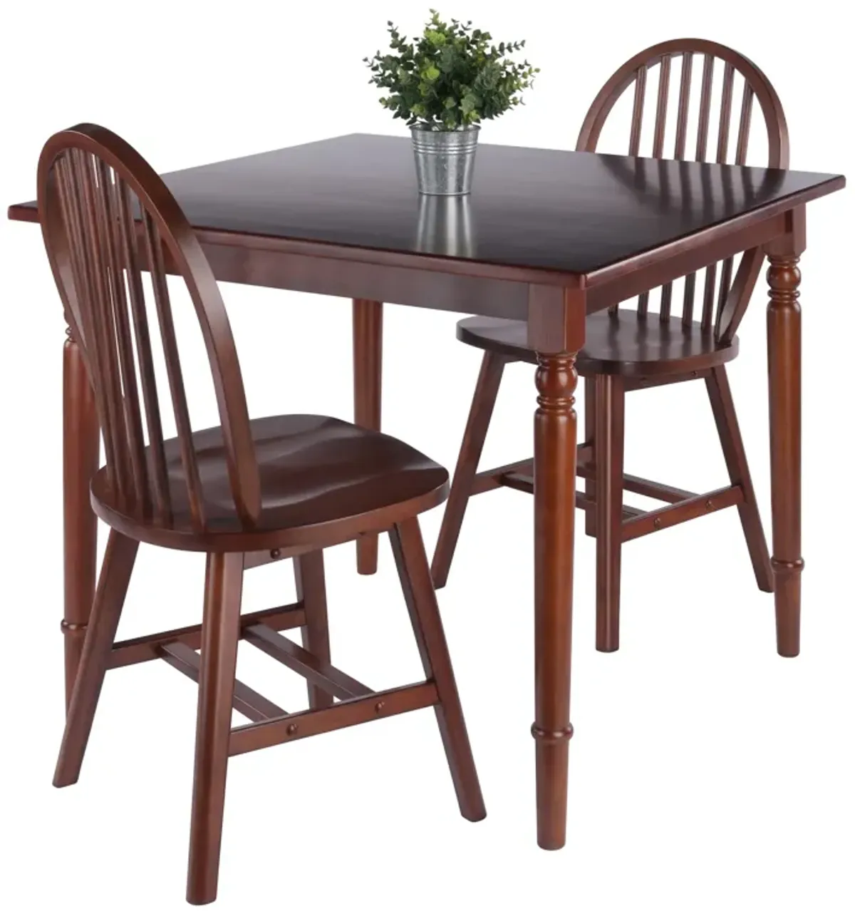 Winsome Wood Mornay Dining Set, Walnut