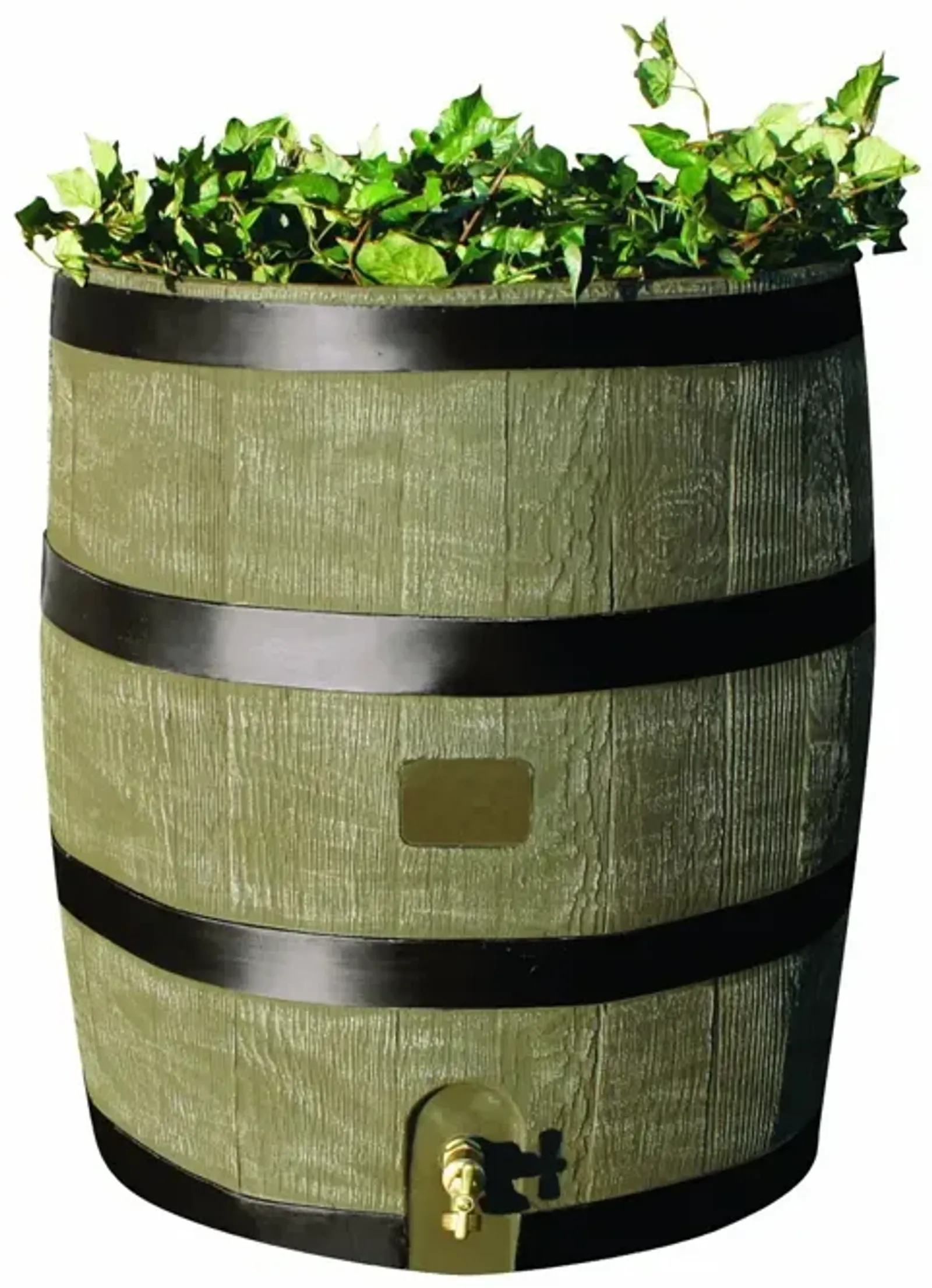 QuikFurn 2-in-1 Rain Barrel Planter