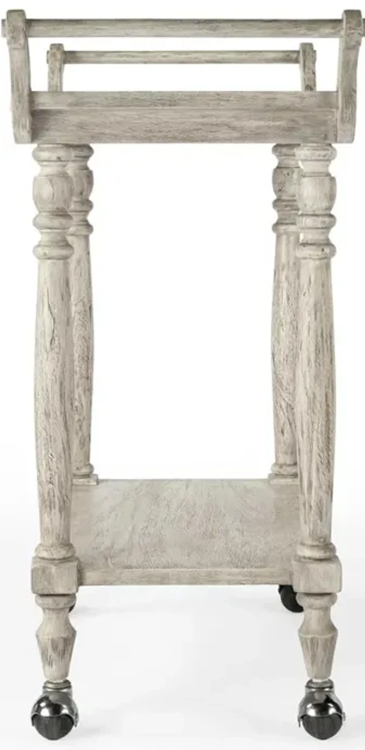 Coastal Farmhouse Marble Serving Cart, Belen Kox