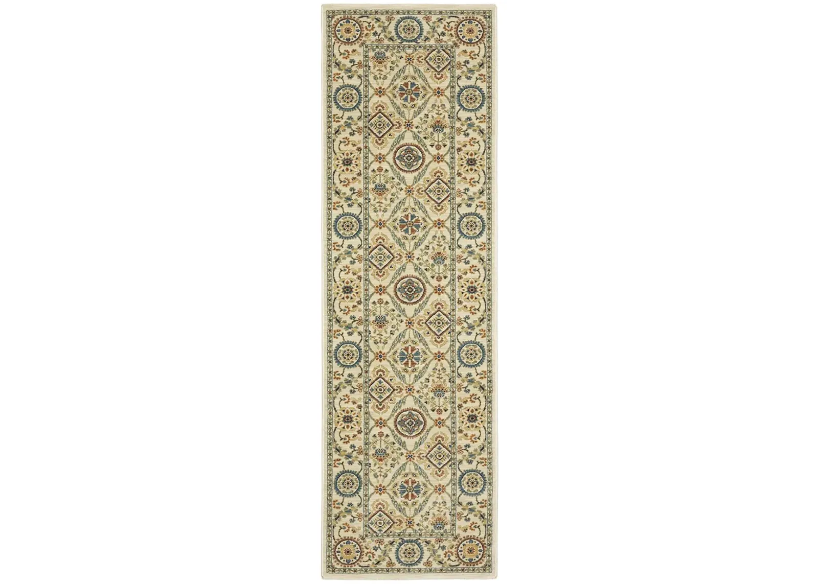 Francesca 2'3" x 7'6" Ivory Rug