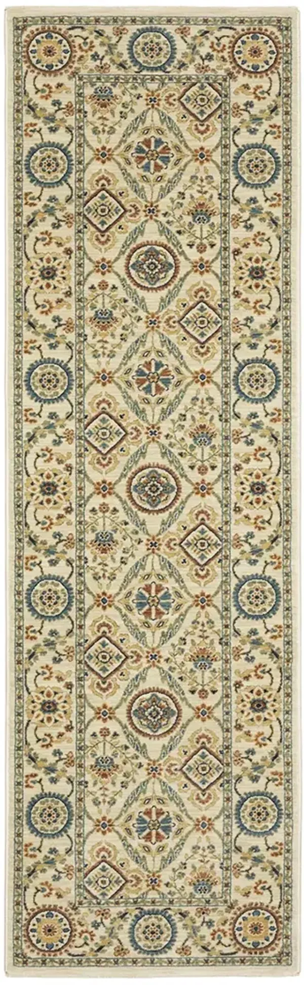 Francesca 2'3" x 7'6" Ivory Rug