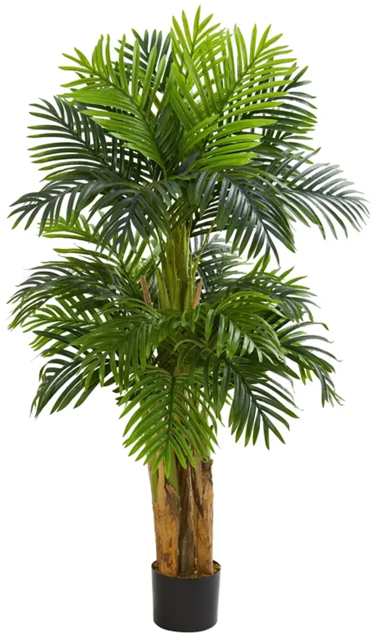 HomPlanti 5 Feet Triple Areca Palm Artificial Tree