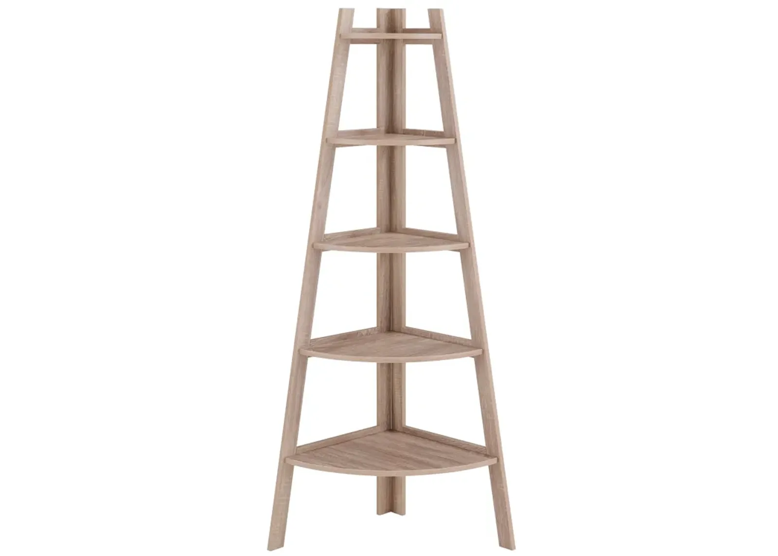 Five Tier Corner Ladder Display Bookshelf