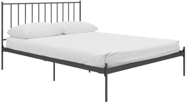 Ares Metal Bed, Queen, Black