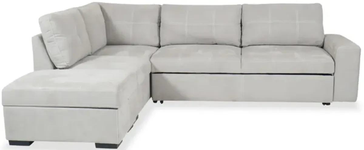 Nappa 3pc Sectional with Sleeper