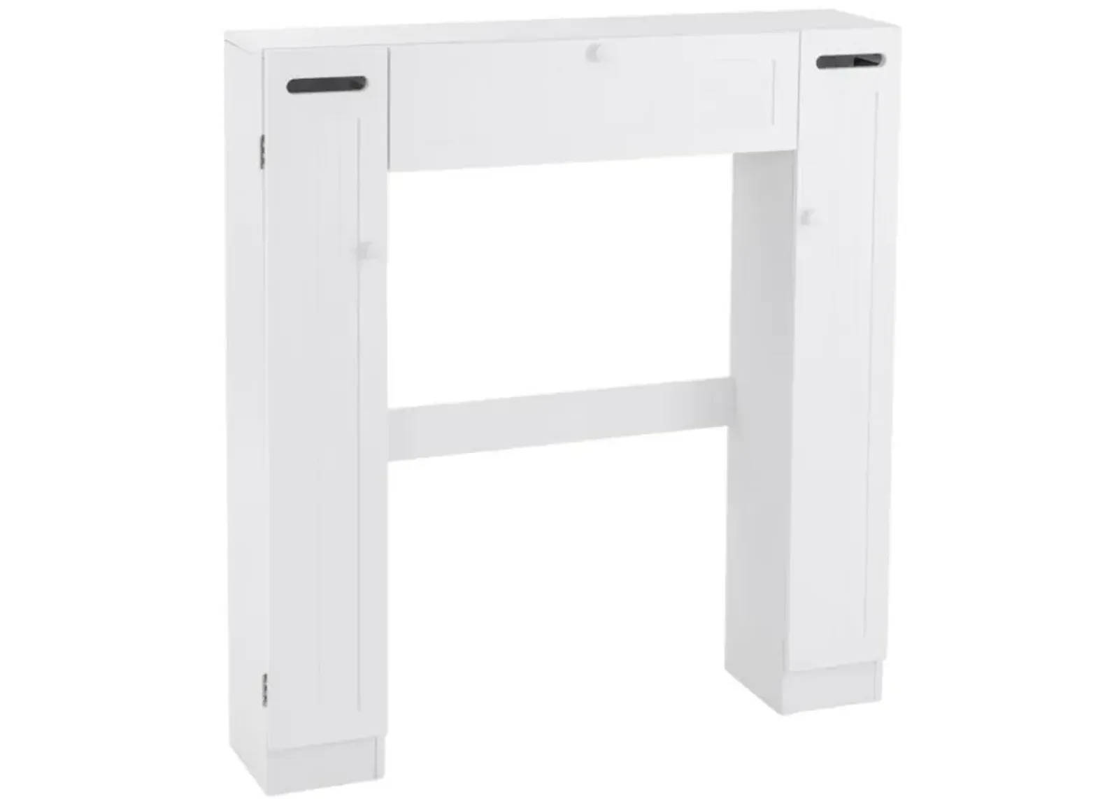 Hivvago Over The Toilet Bathroom Cabinet with Adjustable Shelves and Paper Holder