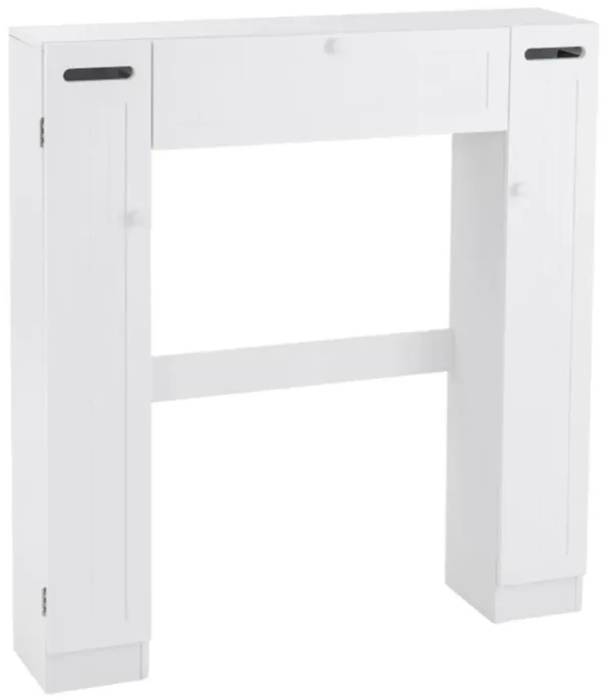 Hivvago Over The Toilet Bathroom Cabinet with Adjustable Shelves and Paper Holder