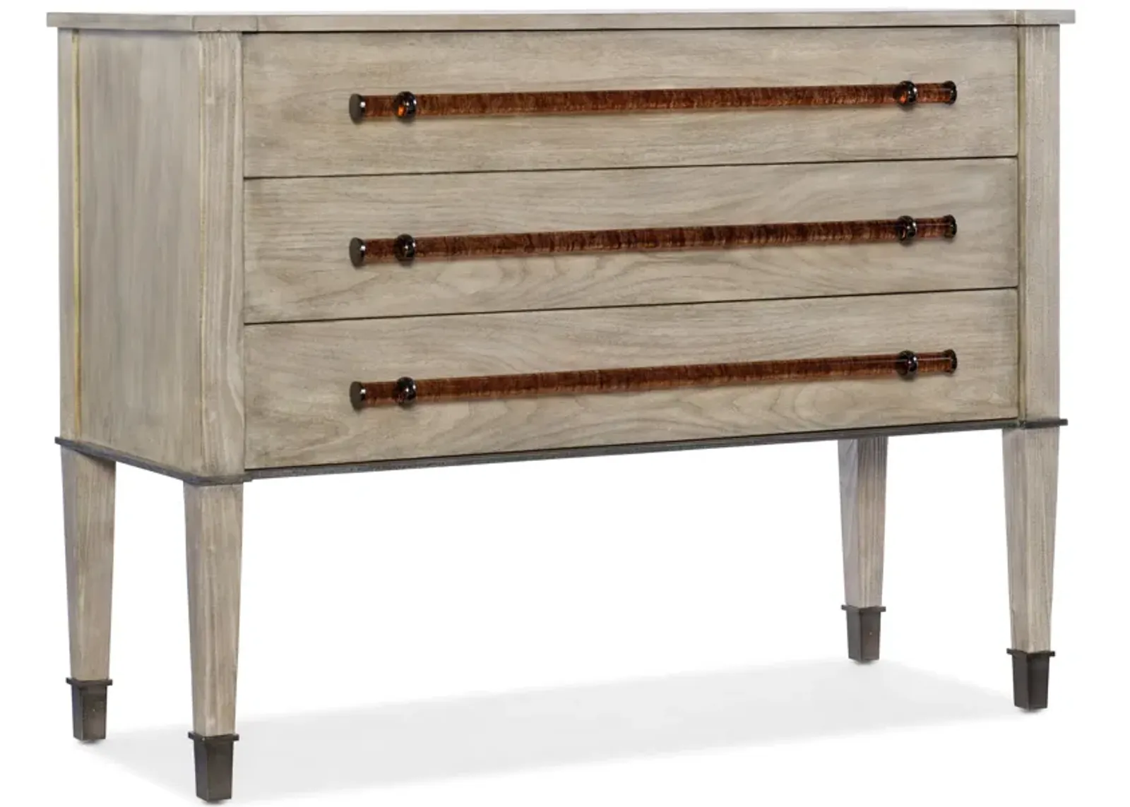 Melange Micah Chest in Light Wood