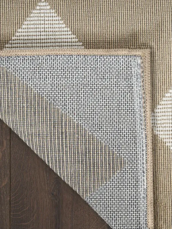 Washable Modern Jute MDJ01 Natural/Ivory 5'3" x 7'3" Rug