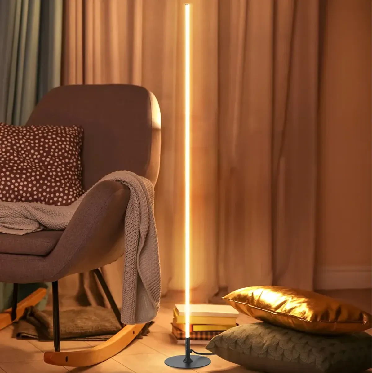 Iris LED Integrated Floor Lamp