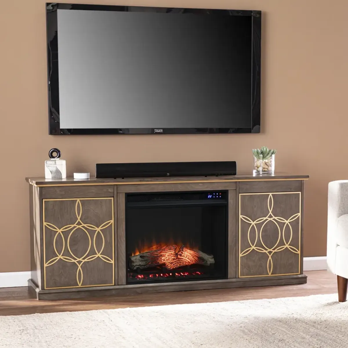 Purley Touch Fireplace Console