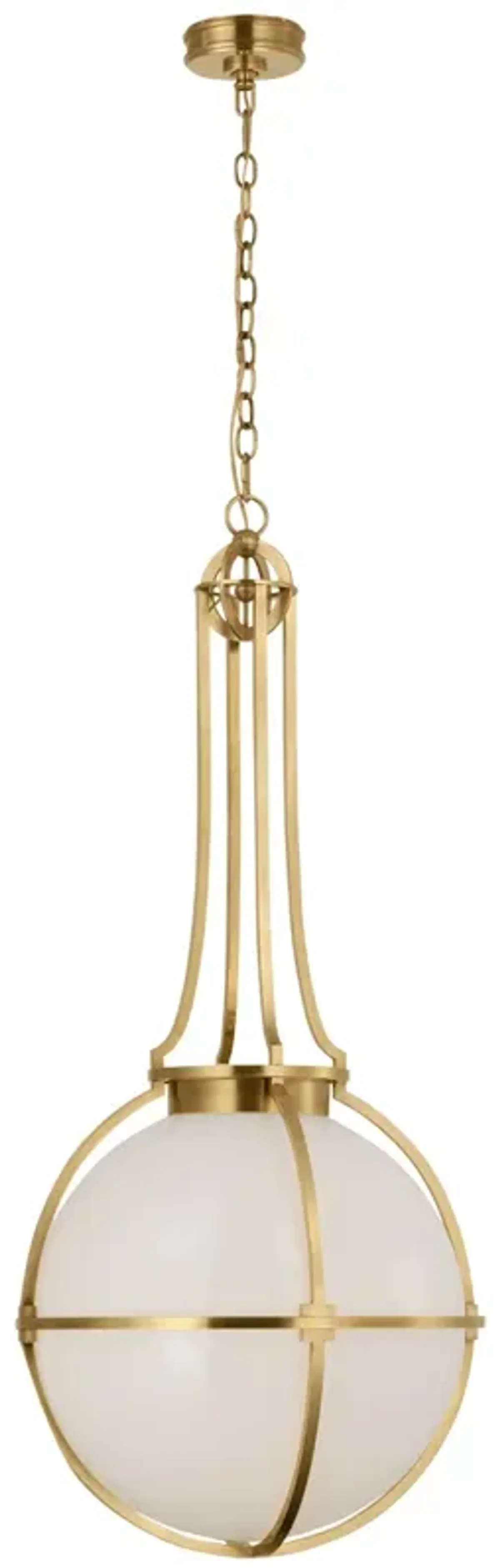 Gracie Large Captured Globe Pendant