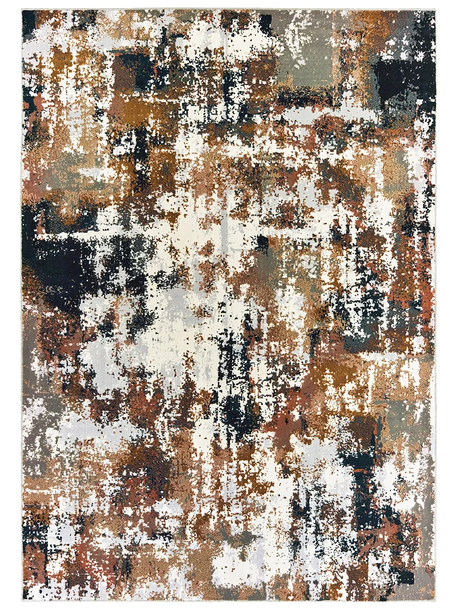 Bowen 5'3" x 7'6" Grey Rug