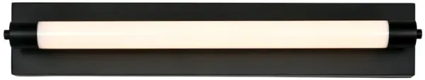 VONN Lighting Integrated LED ADA Compliant Bathroom Wall Lighting Fixture in Black