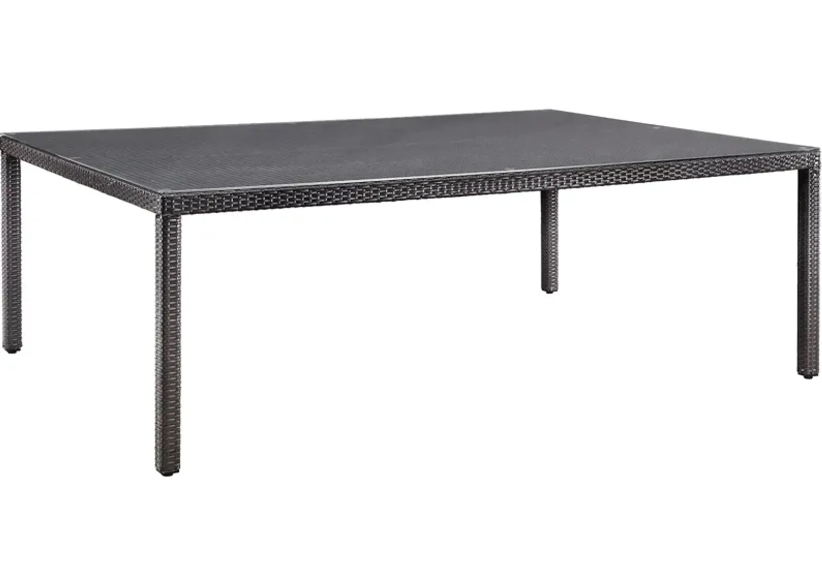 Modway - Convene 90" Outdoor Patio Dining Table Espresso