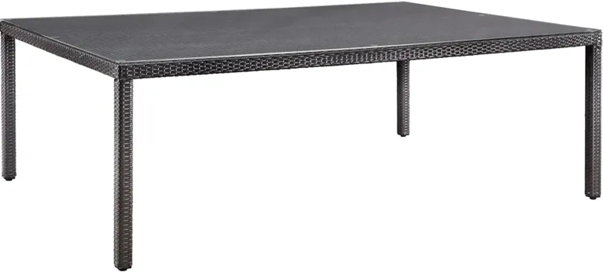 Modway - Convene 90" Outdoor Patio Dining Table Espresso