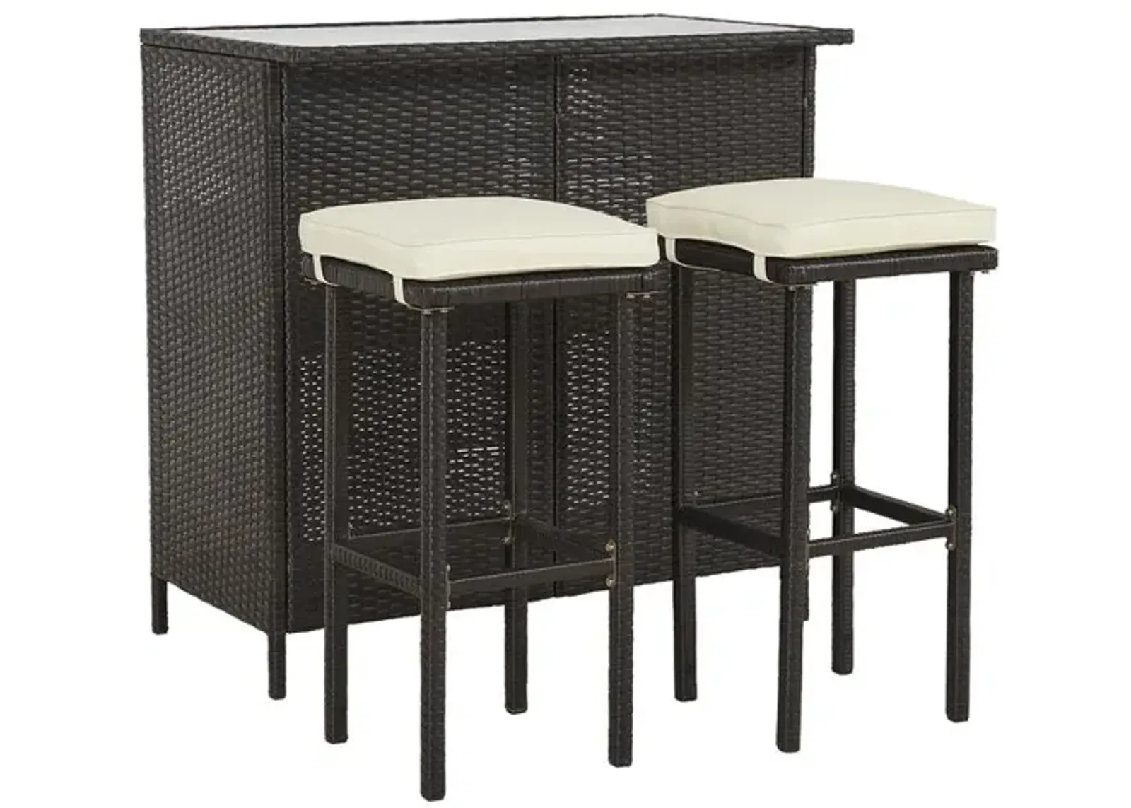 Bar (3 Piece Set- Bar & 2 Stools)