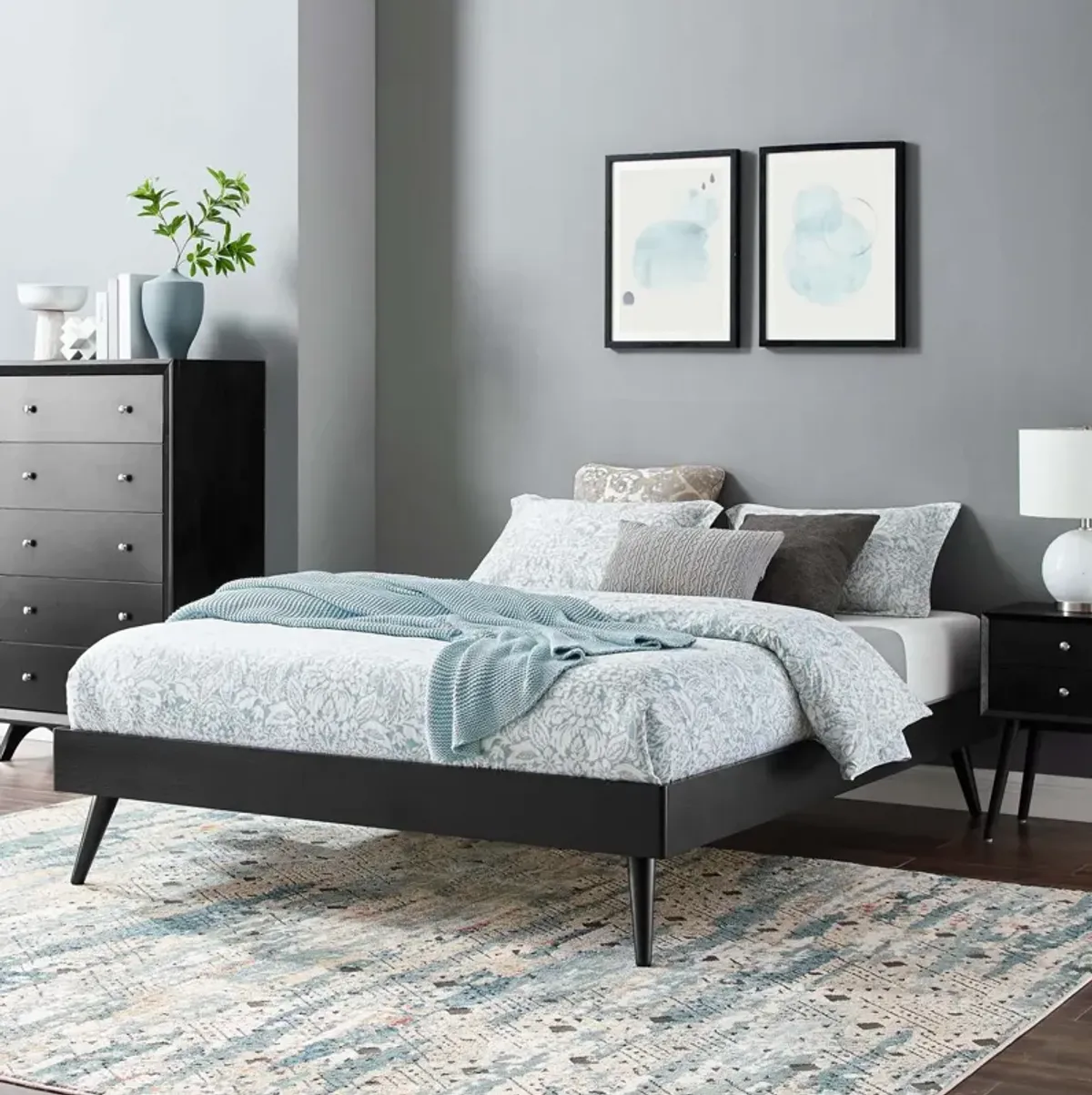 Modway - Margo Queen Wood Platform Bed Frame