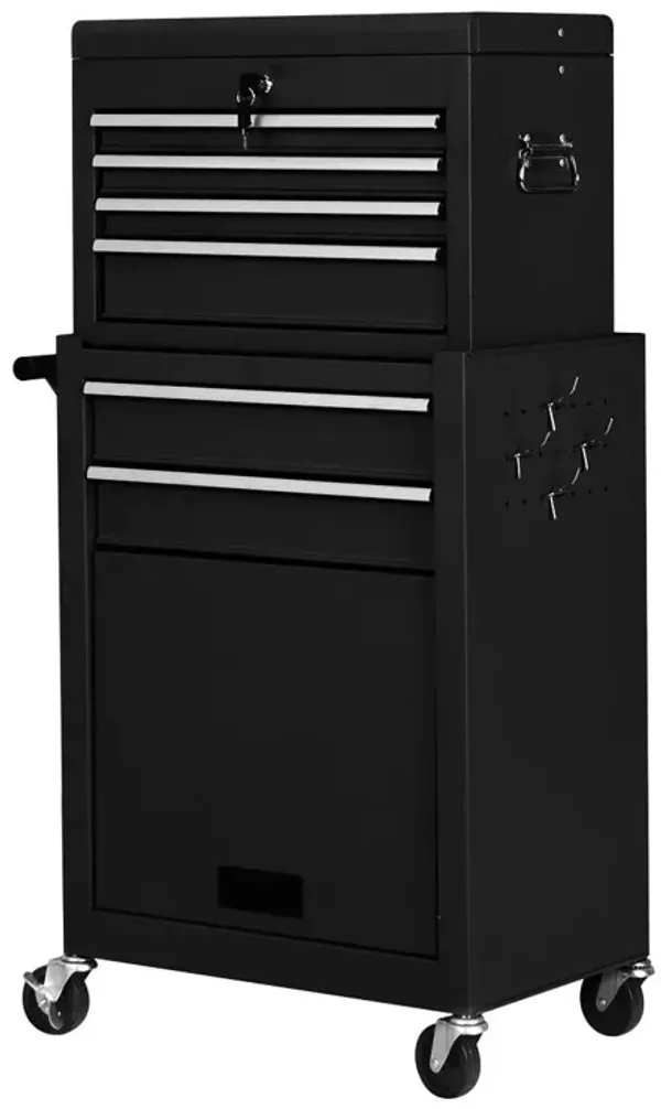 Rolling Cabinet Storage Chest Box Garage Toolbox Organizer