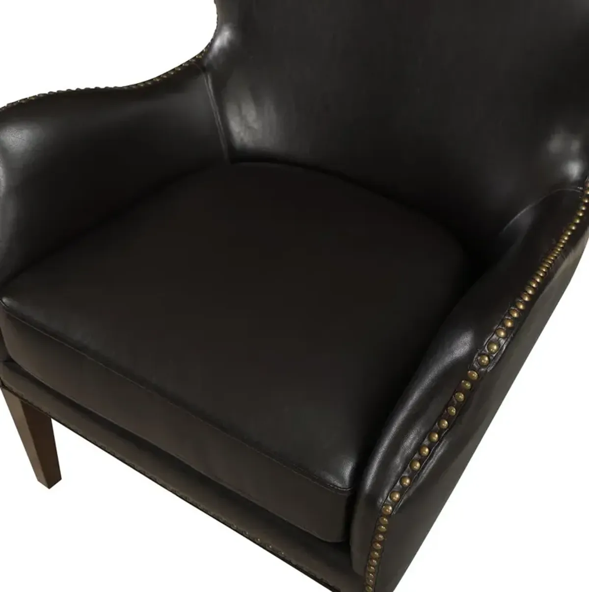 Comfort Pointe Dallas Deep Brown High Leg Slope Arm Chair