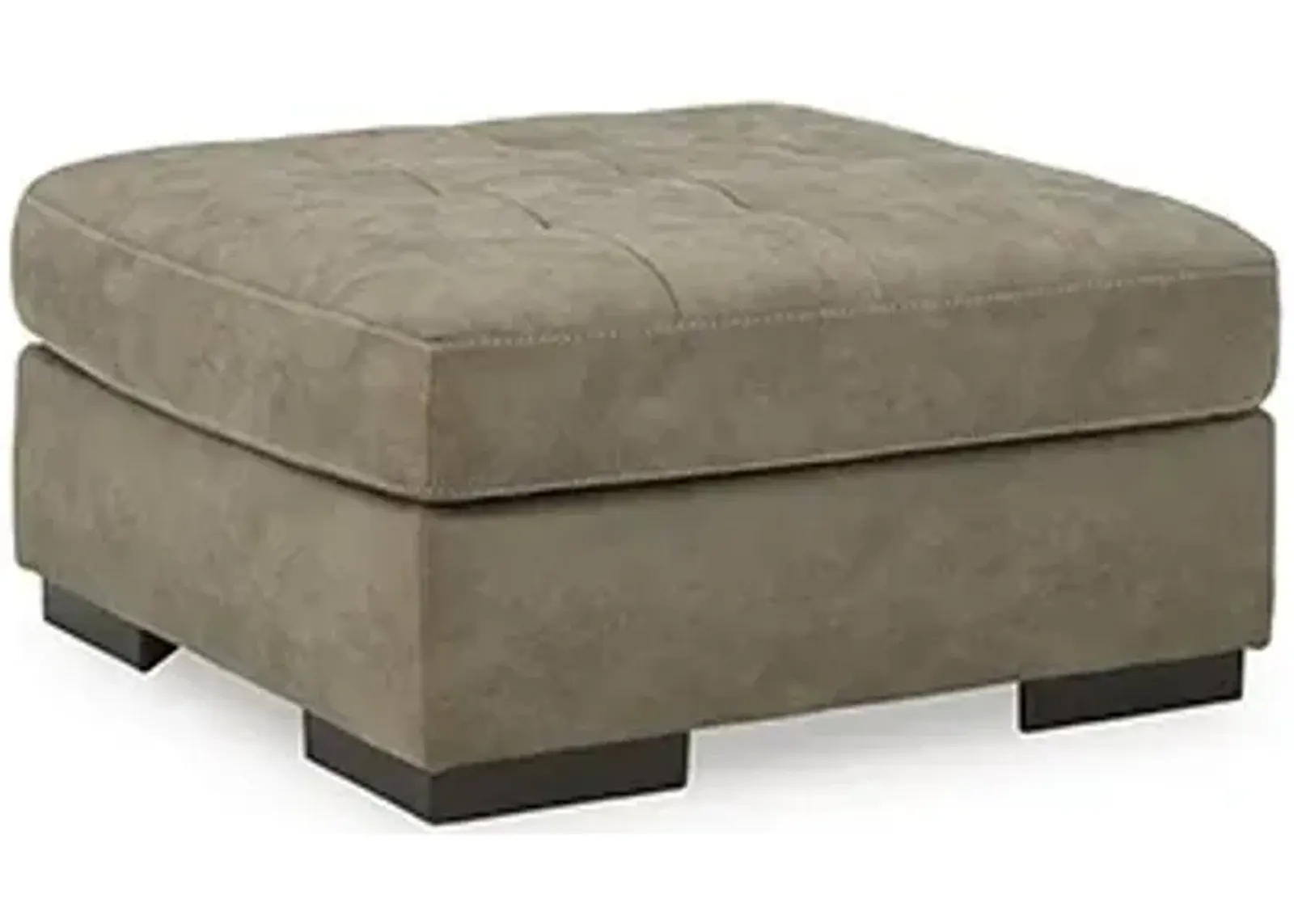 Maderla Oversized Accent Ottoman- Grey