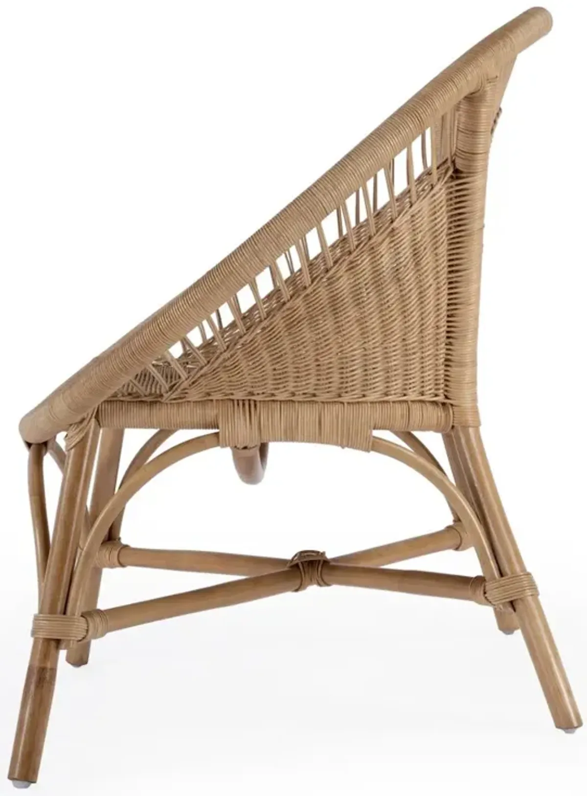 Butler Specialty Savannah  Woven Rattan Accent Chair, Natural