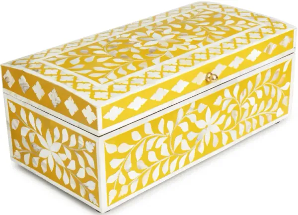 Jodhpur Mother of Pearl Decorative Box - 16"