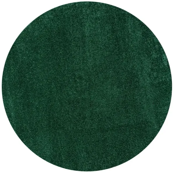 Haze Solid Low Pile Round Area Rug