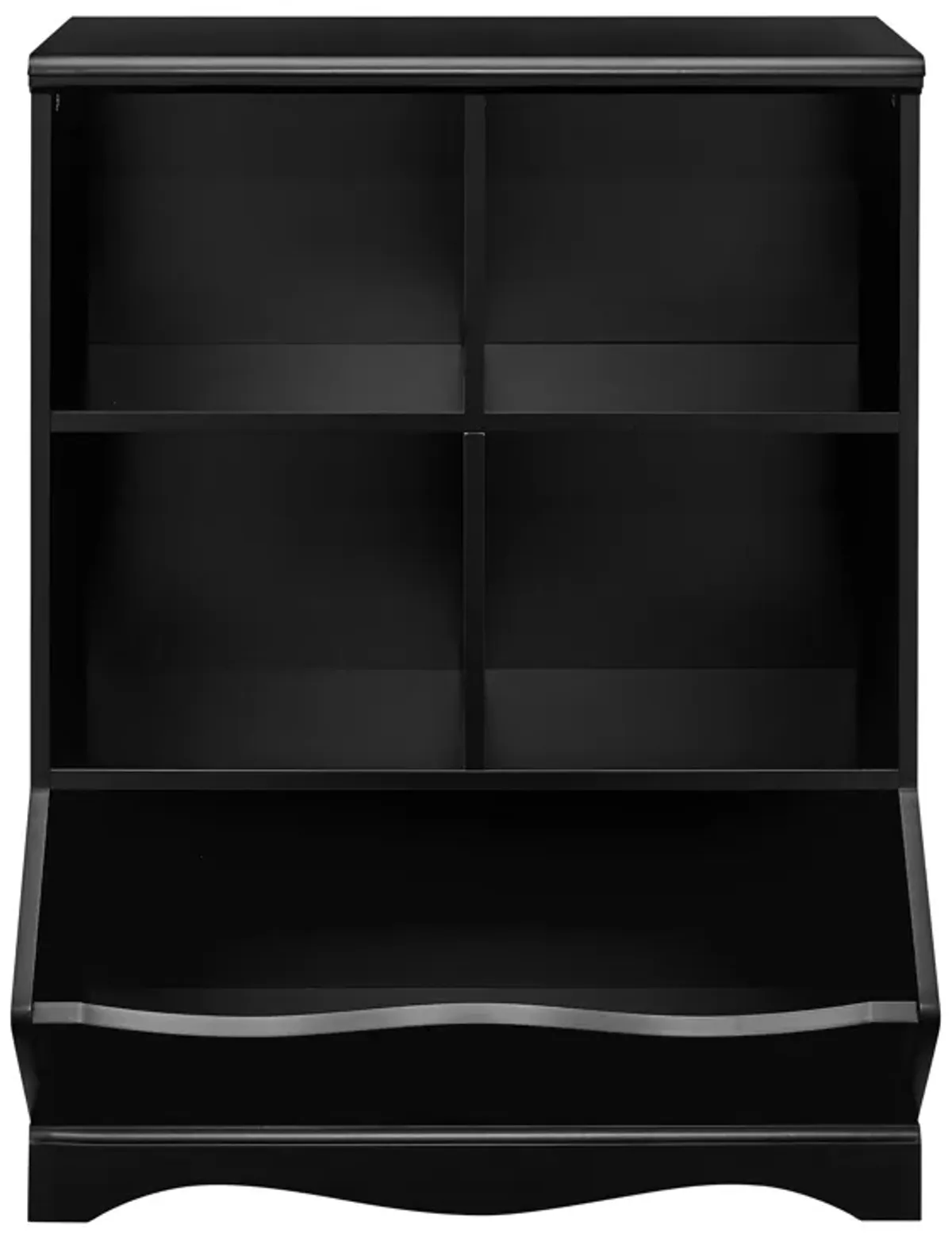 Five-Cubby Open Storage Cabinet