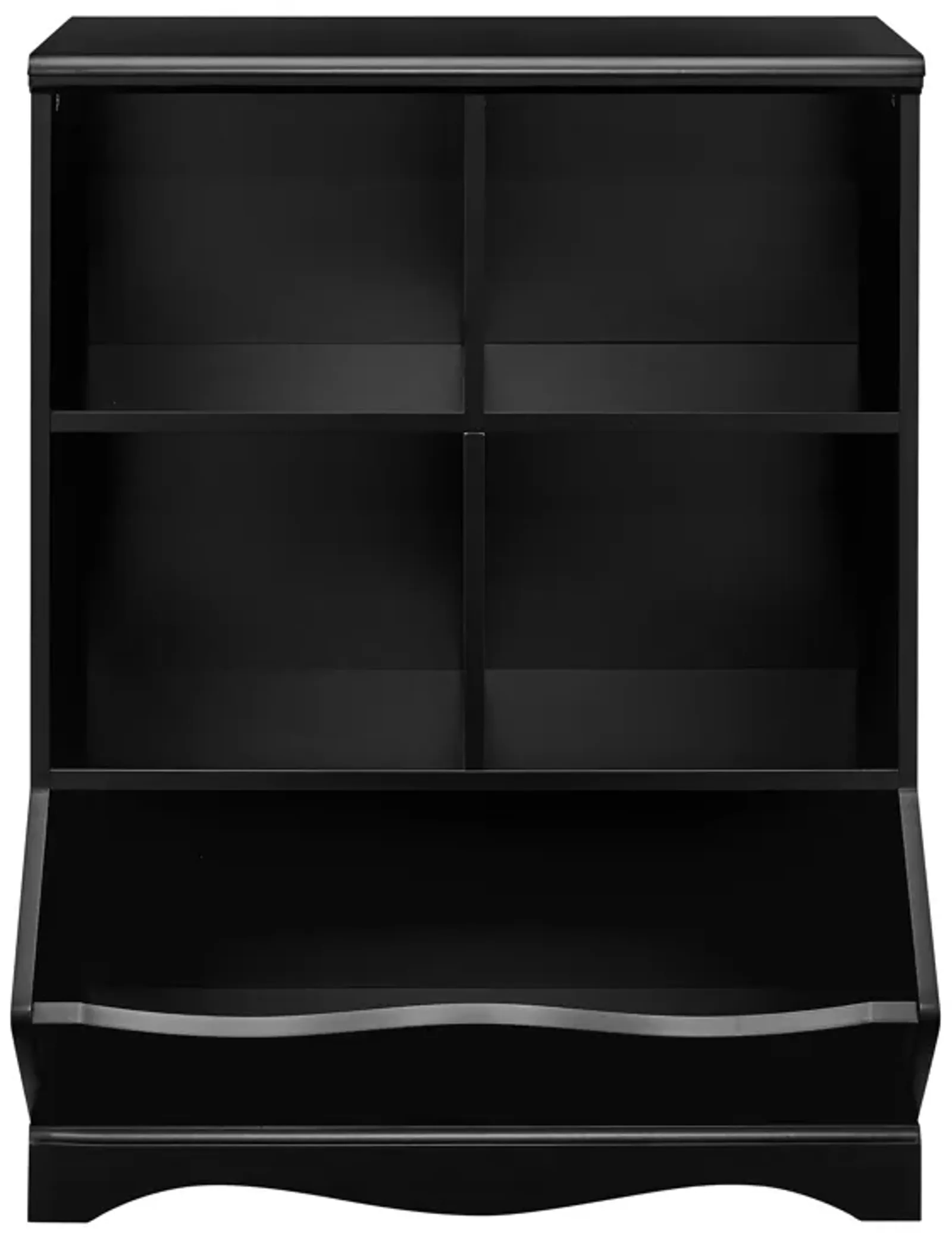 Five-Cubby Open Storage Cabinet