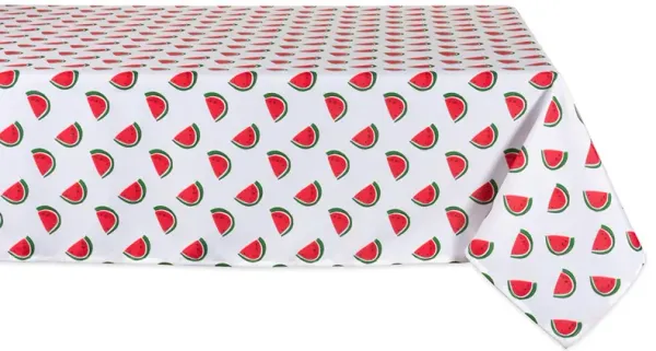 84" Outdoor Tablecloth with Watermelon Print Design