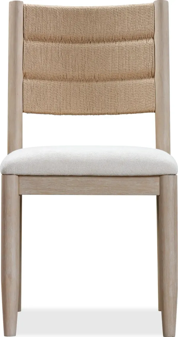 Rockport Danish Cord Dining Chair in Chai - Set of 2