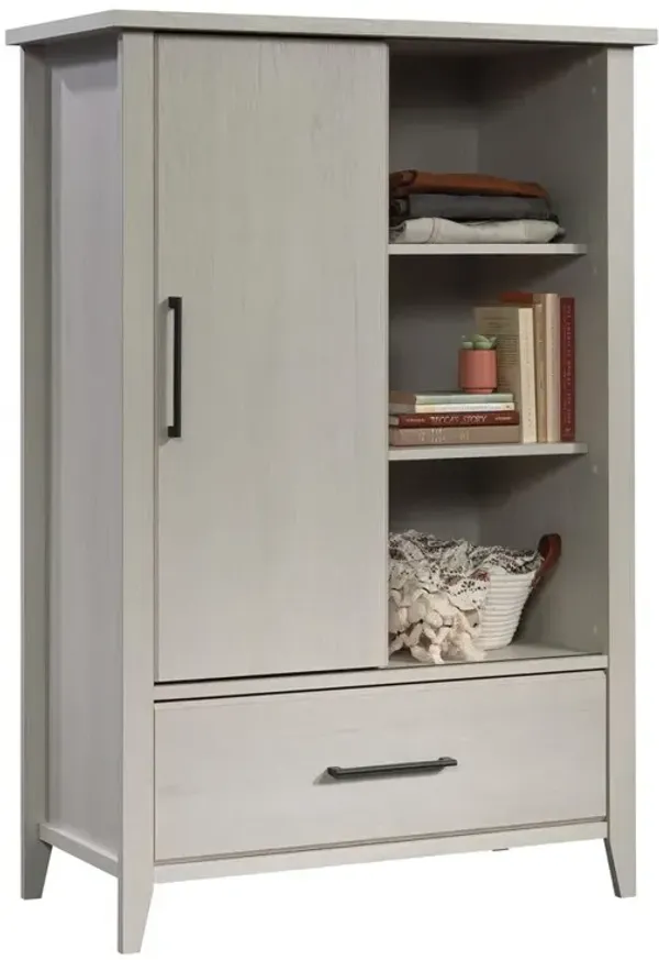Sauder Summit Station Armoire Glacier Oak