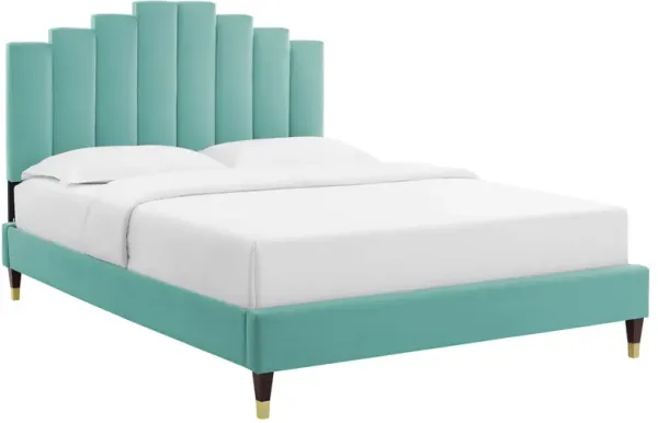 Modway - Elise Queen Performance Velvet Platform Bed