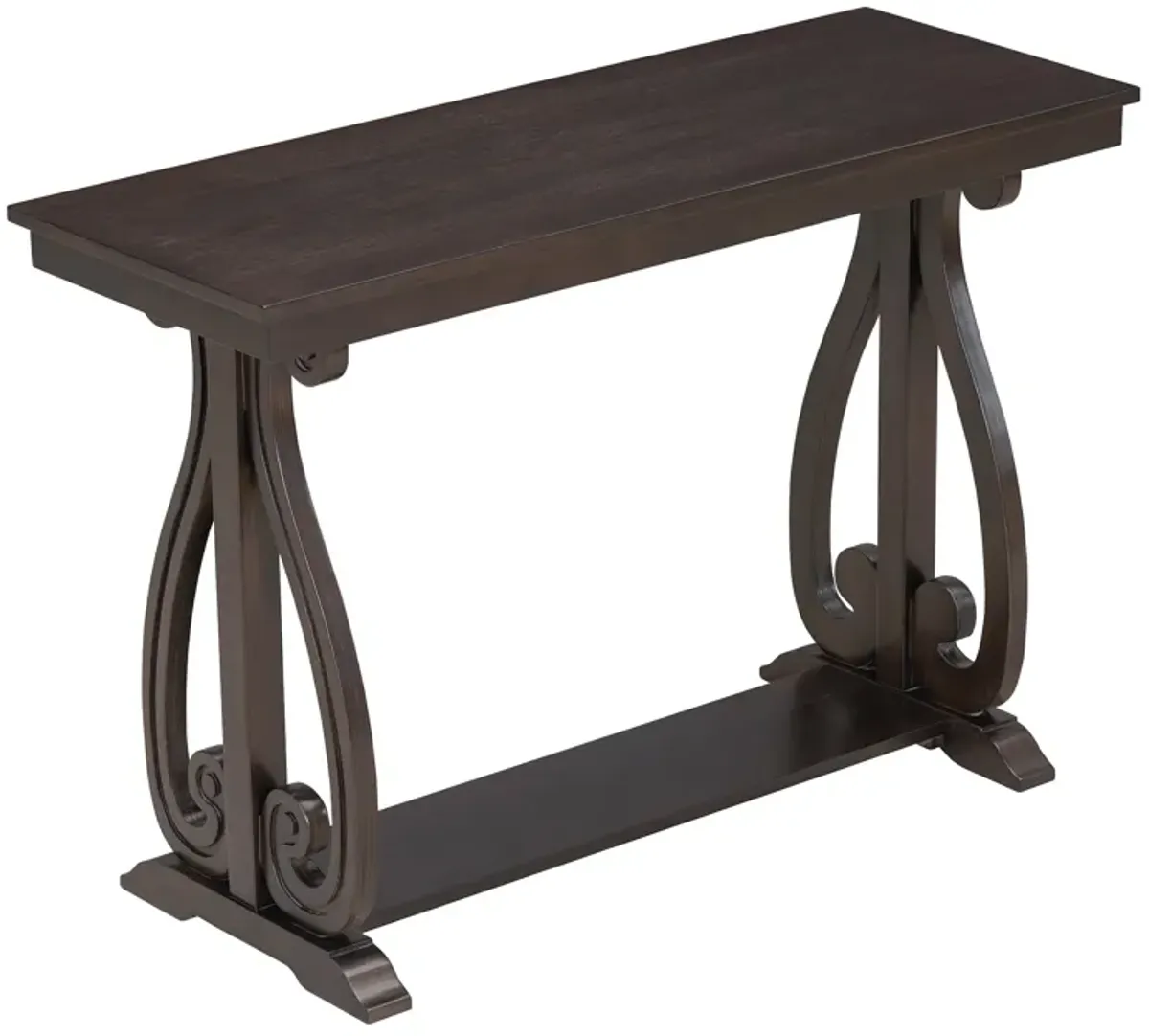 Merax Rustic Vintage Console Table with Open Shelf